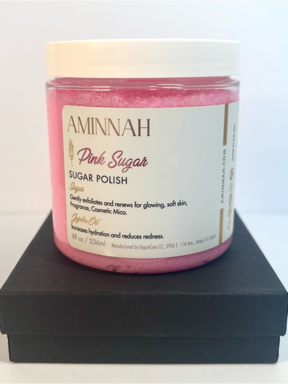 Aminnah Pink Sugar Exfoliating Scrub